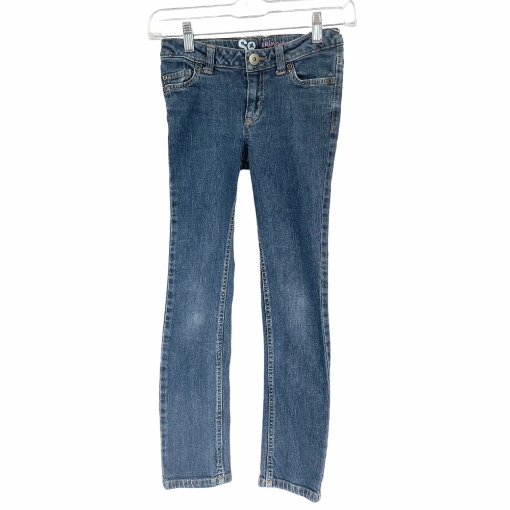 SO Skinny Denim Jeans Girls Size 8